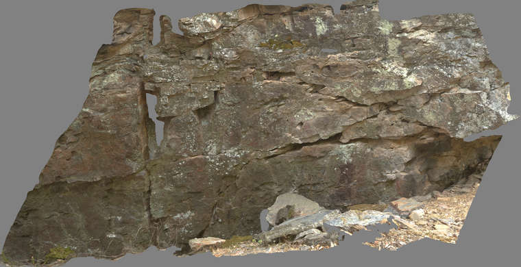 Ortofotografía Abrigo bajo del Cristo, panel 5