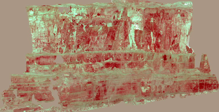 Ortoimagen Canchal de Mahoma I, panel 1. Tratamiento DStretch YRE12.5