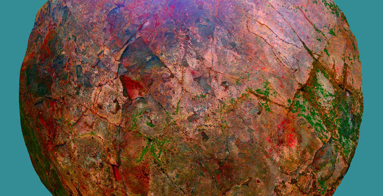Ortofotografía Canchal de las Torres I, panel 4. Tratamiento DStretch LWE15