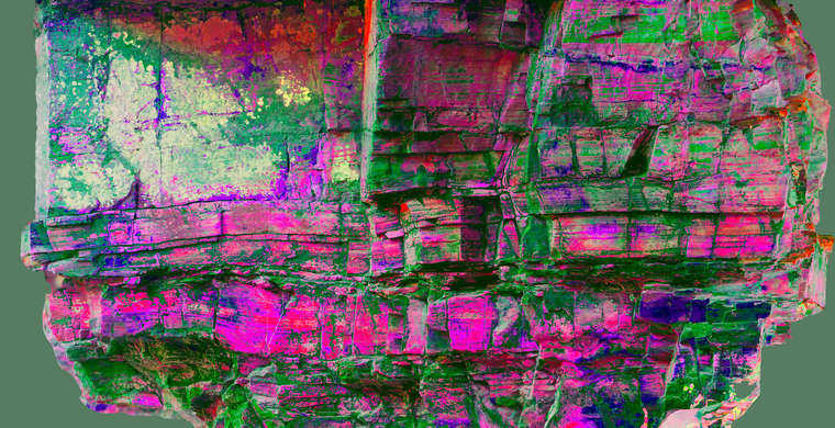 Ortofotografía Canchal de las Torres II, panel 1. Tratamiento DStretch LDS15 hs284