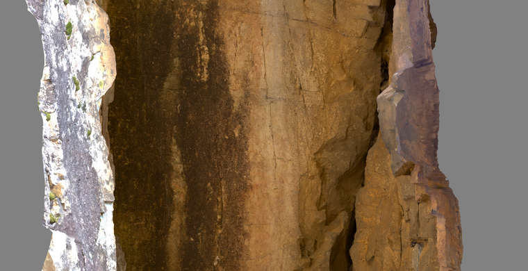 Ortoimagen Cueva del Cristo, panel 13, zona frontal