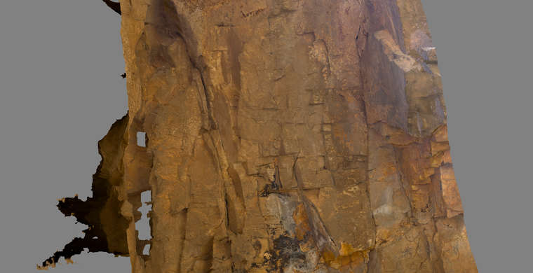 Ortoimagen Cueva del Cristo, panel 13, lateral derecho