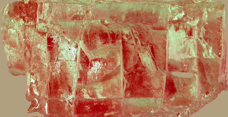 Ortofotografía Canchal de la Villita / Acerones, panel 4. Tratamiento DStretch YRE10