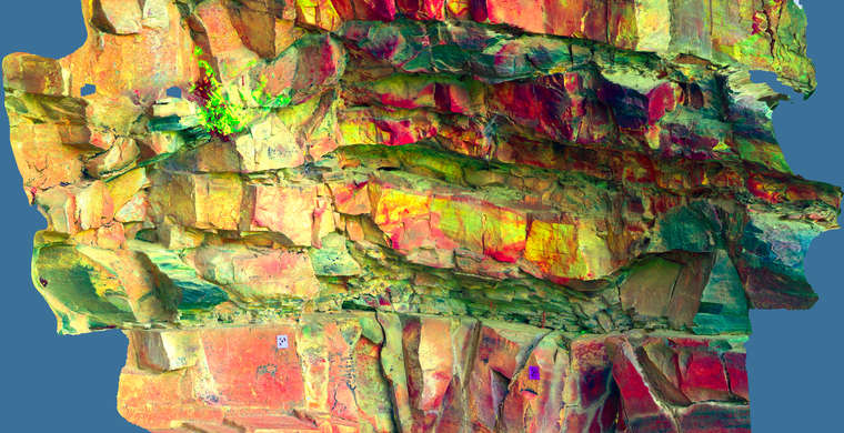 Ortoimagen Majadilla de las Torres I, panel 7. Tratamiento DStretch LDS15