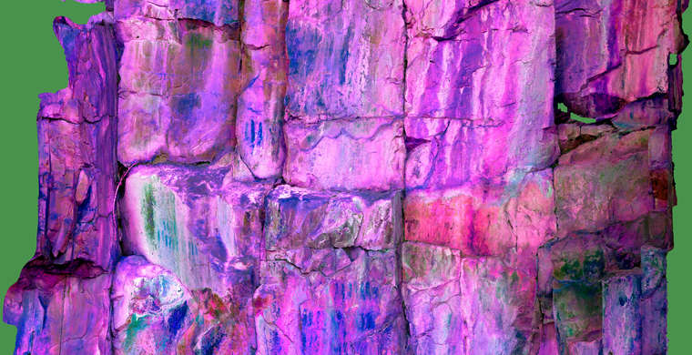 Ortoimagen Majadilla de las Torres II, panel 4. Tratamiento DStretch LDS15 hs246